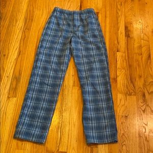brandy Melville Blue plaid pants